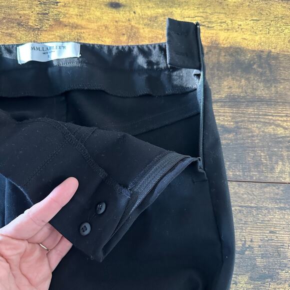 MM LaFleur pants 6 black straight leg office business classy minimalist capsule - Picture 5 of 10